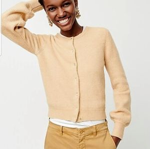 NWT  J Crew Ribbed Cardigan with  Jeweled Buttons